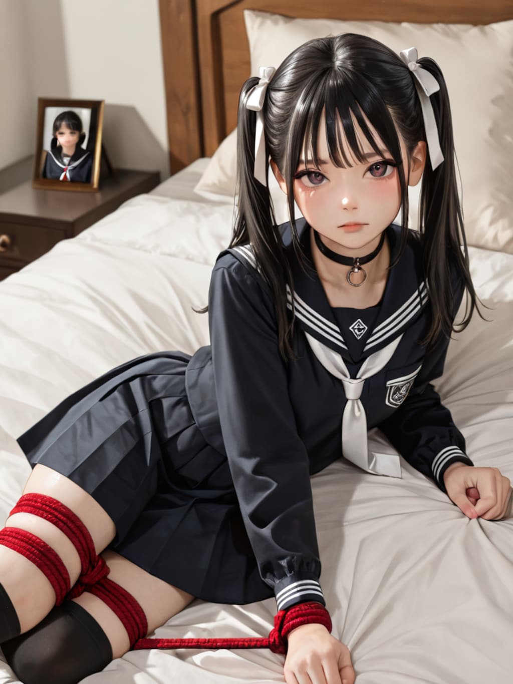 ◆仮想女子構成_001_01:黒セーラーと縄と…