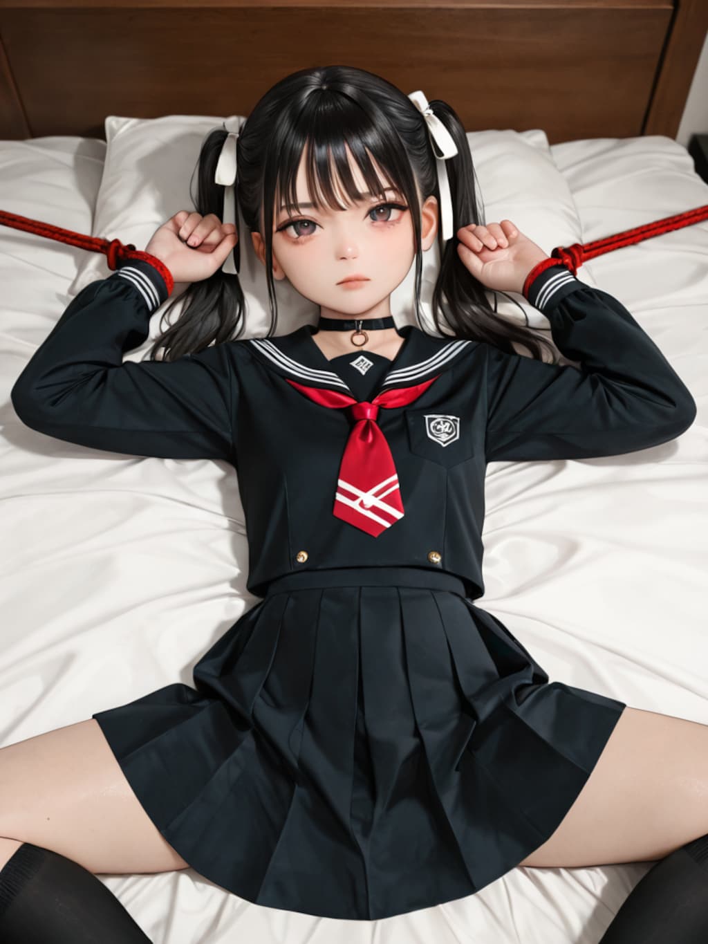 ◆仮想女子構成_001_01:黒セーラーと縄と…