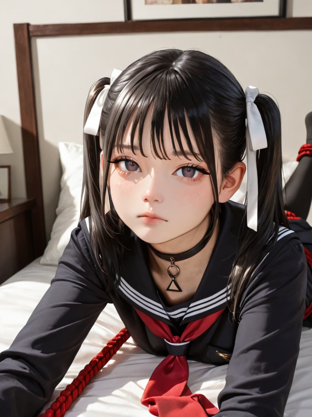 ◆仮想女子構成_001_01:黒セーラーと縄と…