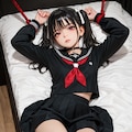 ◆仮想女子構成_001_01:黒セーラーと縄と… 2枚目