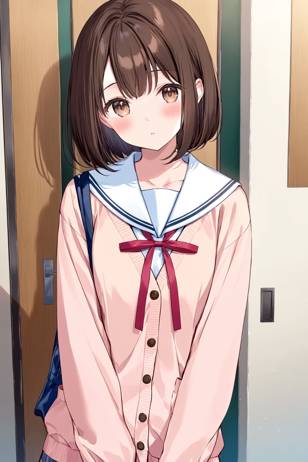 茶髪の学生