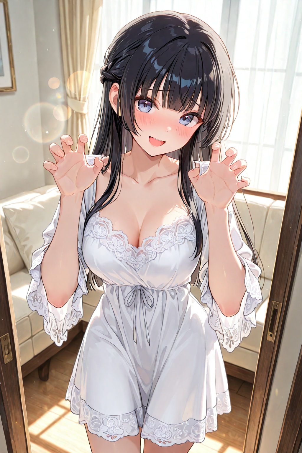 私「が、がおー・・・///」