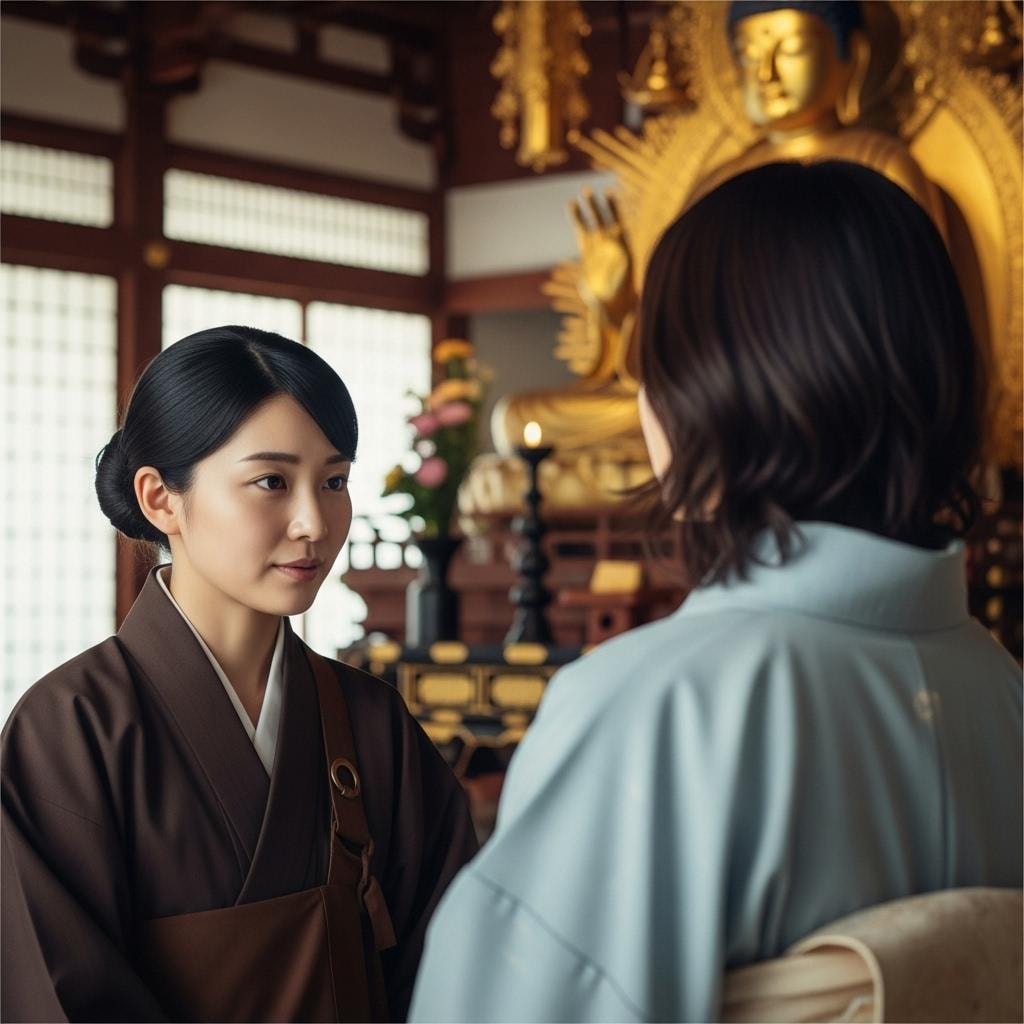 尼僧の一日　説法