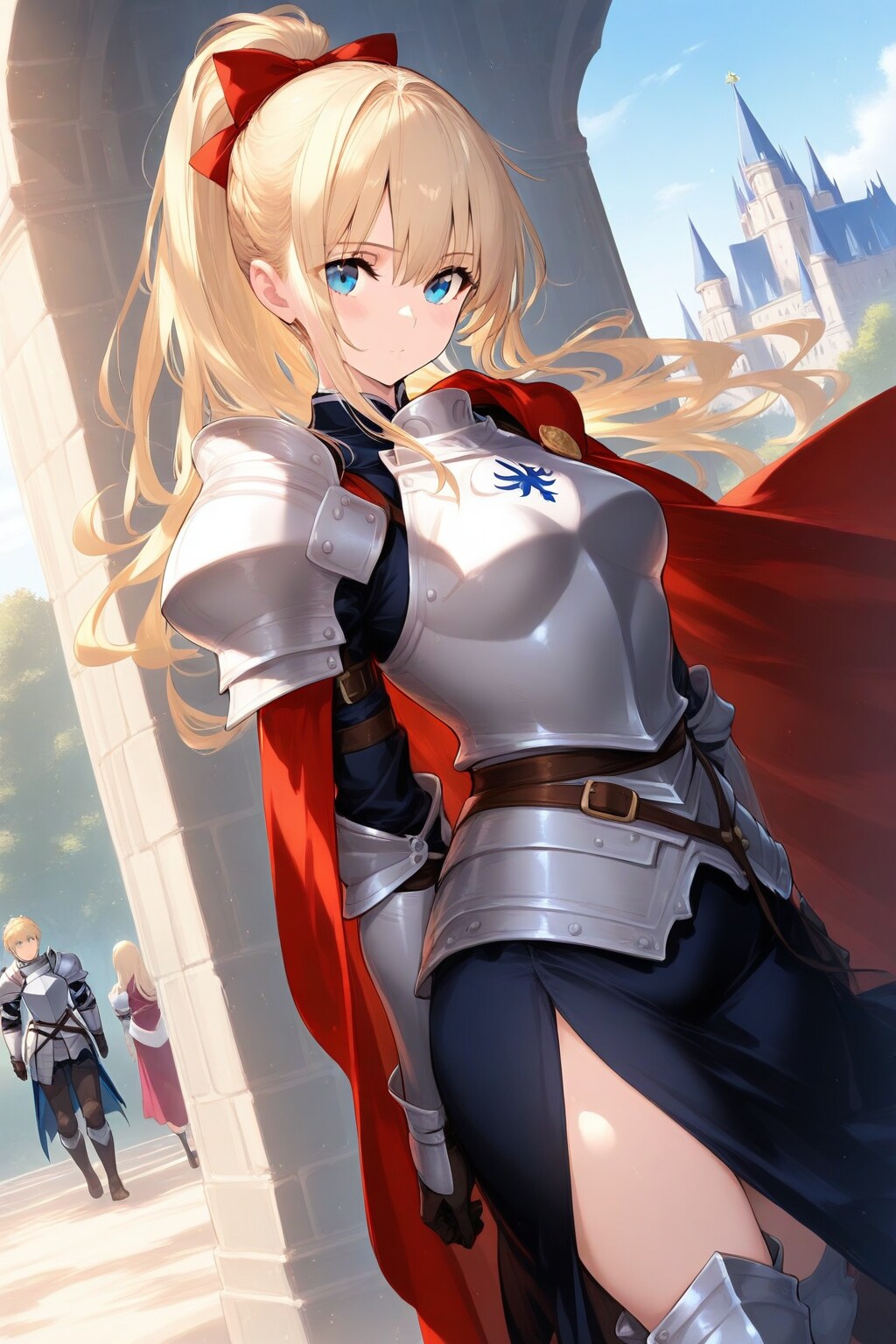 #WAVE モデル【オリジナルキャラの美少女騎士画像】Ver.02