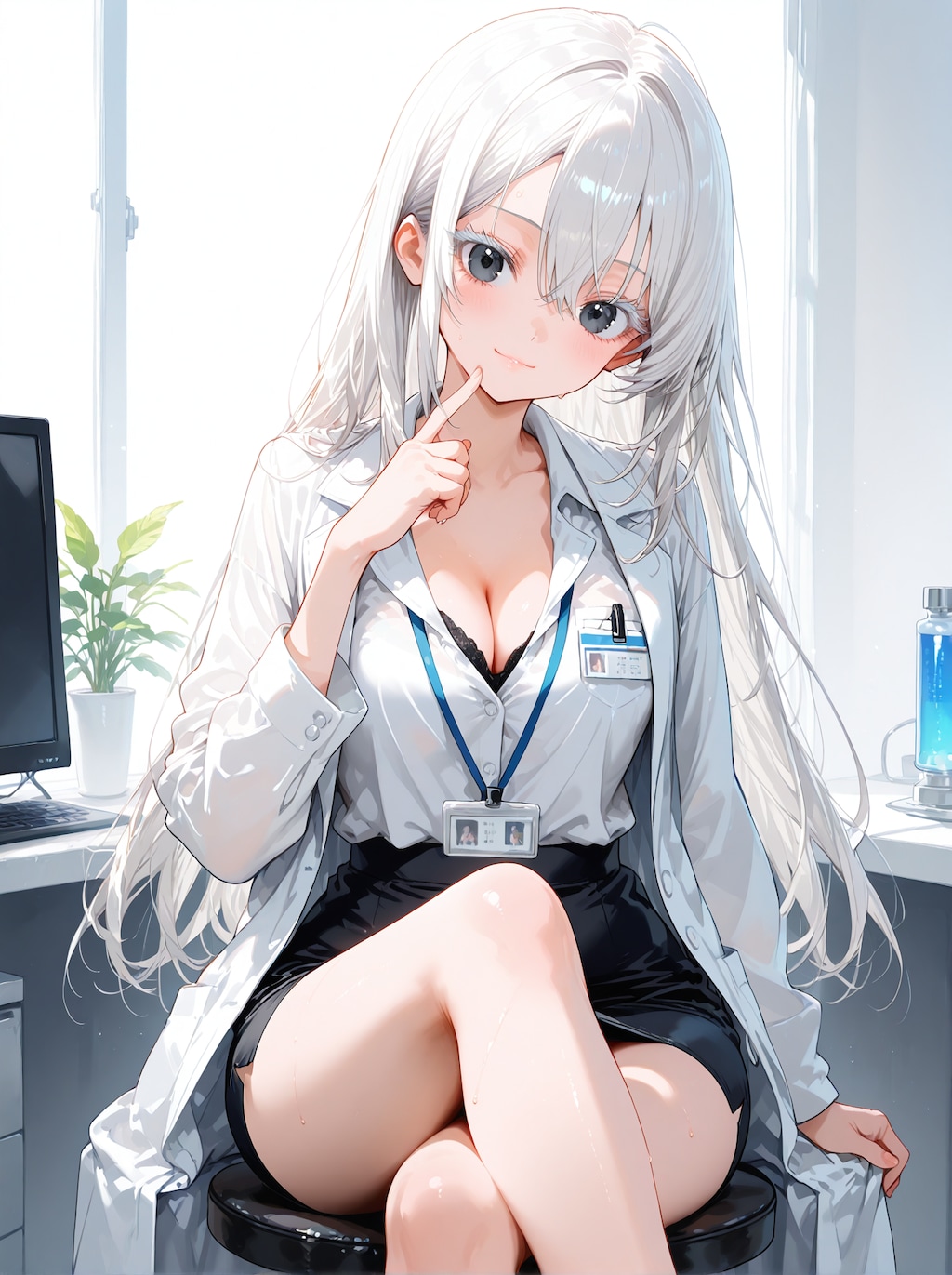 [12枚] 女医さん×胸ちら