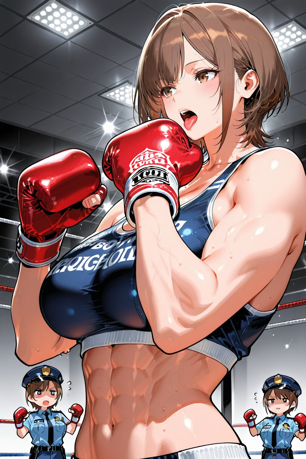 警察官　ボクシング | の人気AIイラスト・グラビア