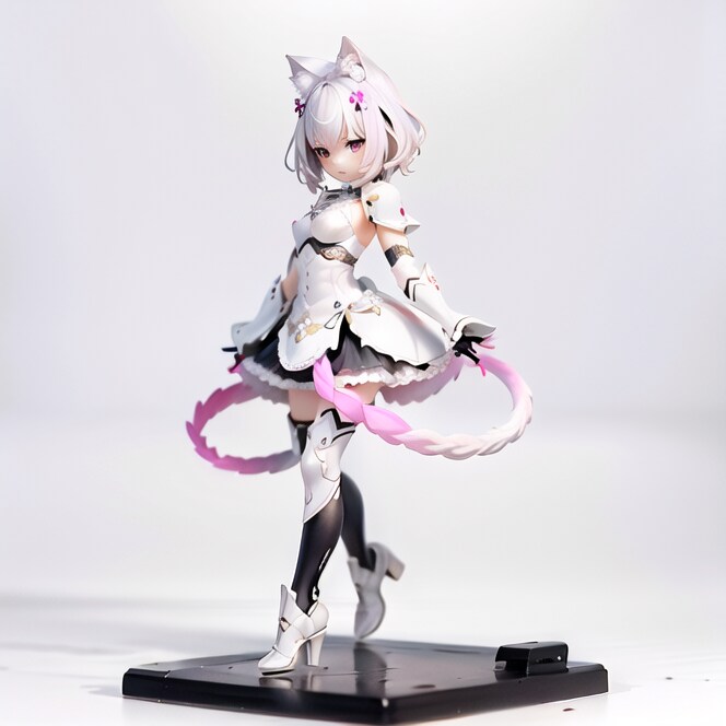 猫耳フィギア