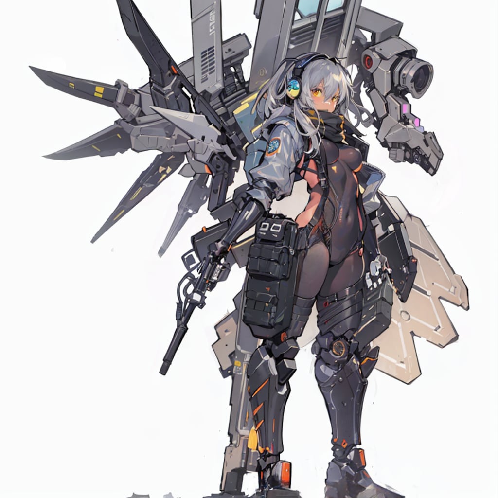 Girl and Robot1096