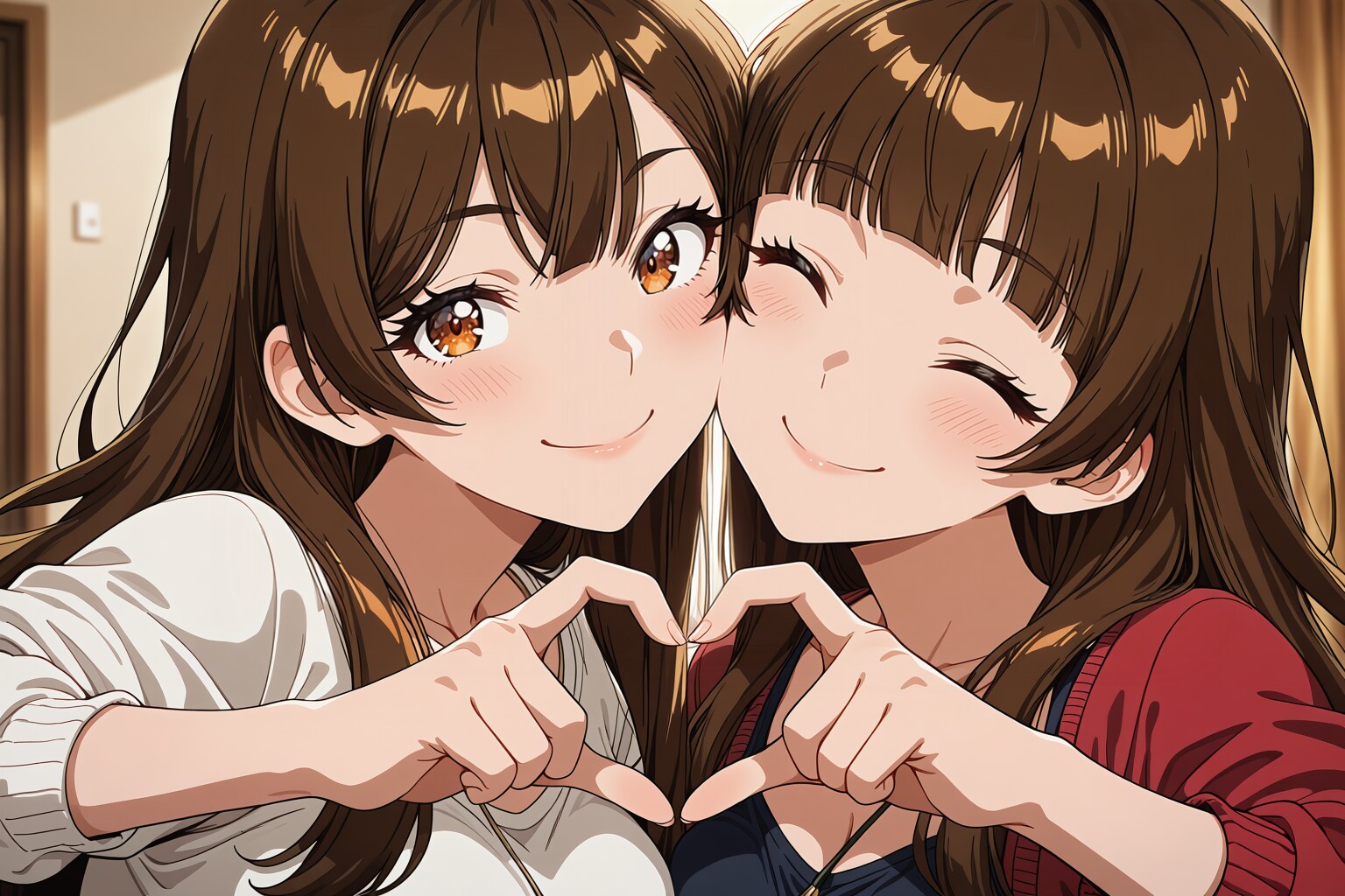 仲良し母娘♡