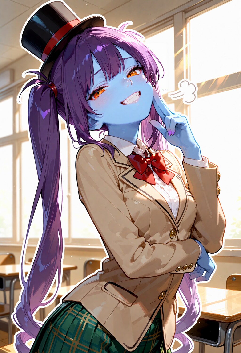 日常のシルクハットちゃん。