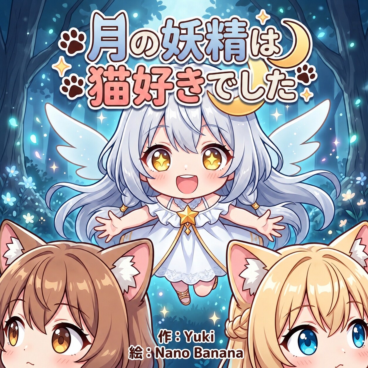 月の妖精は猫好きでした🐾