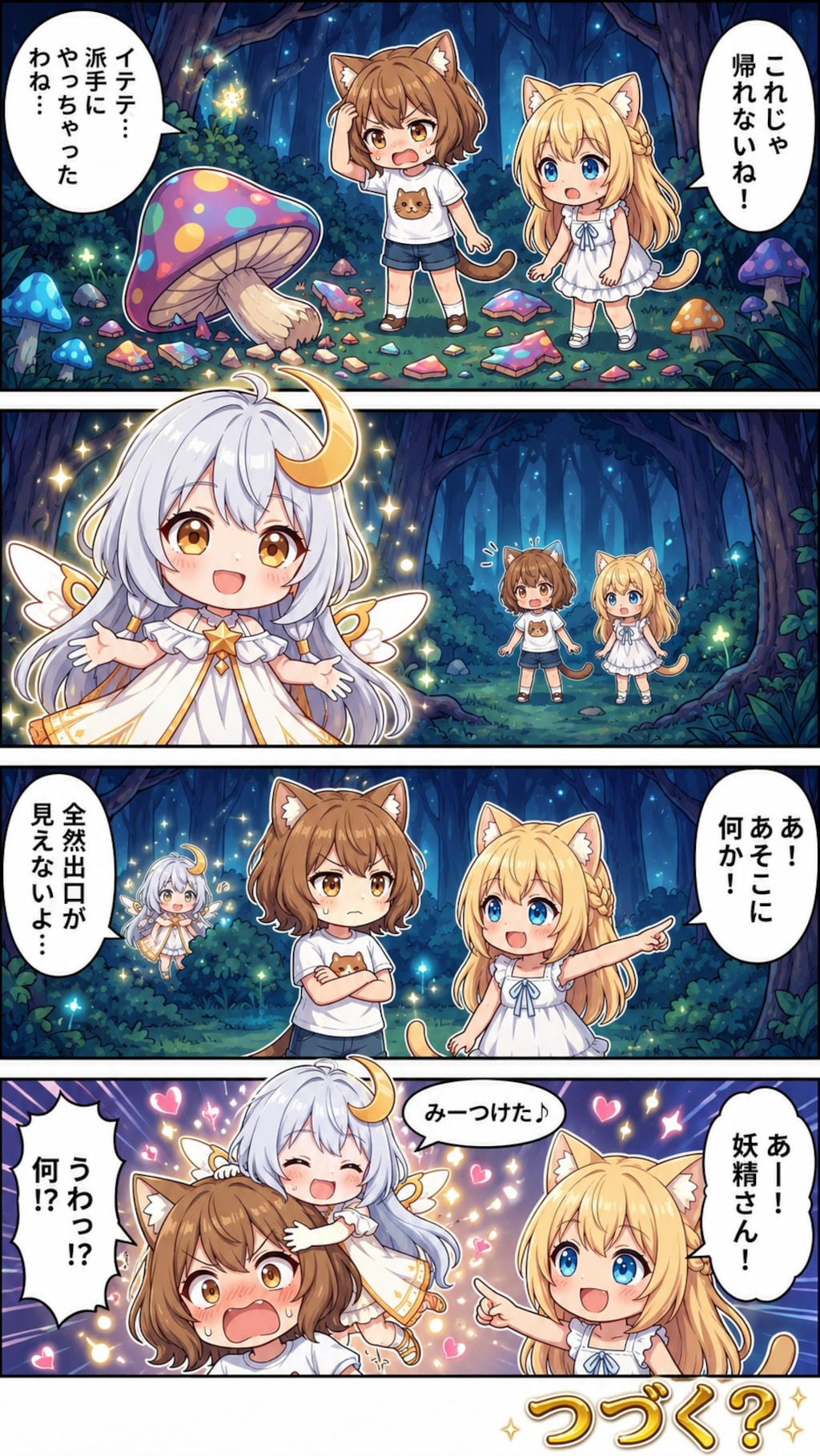月の妖精は猫好きでした🐾