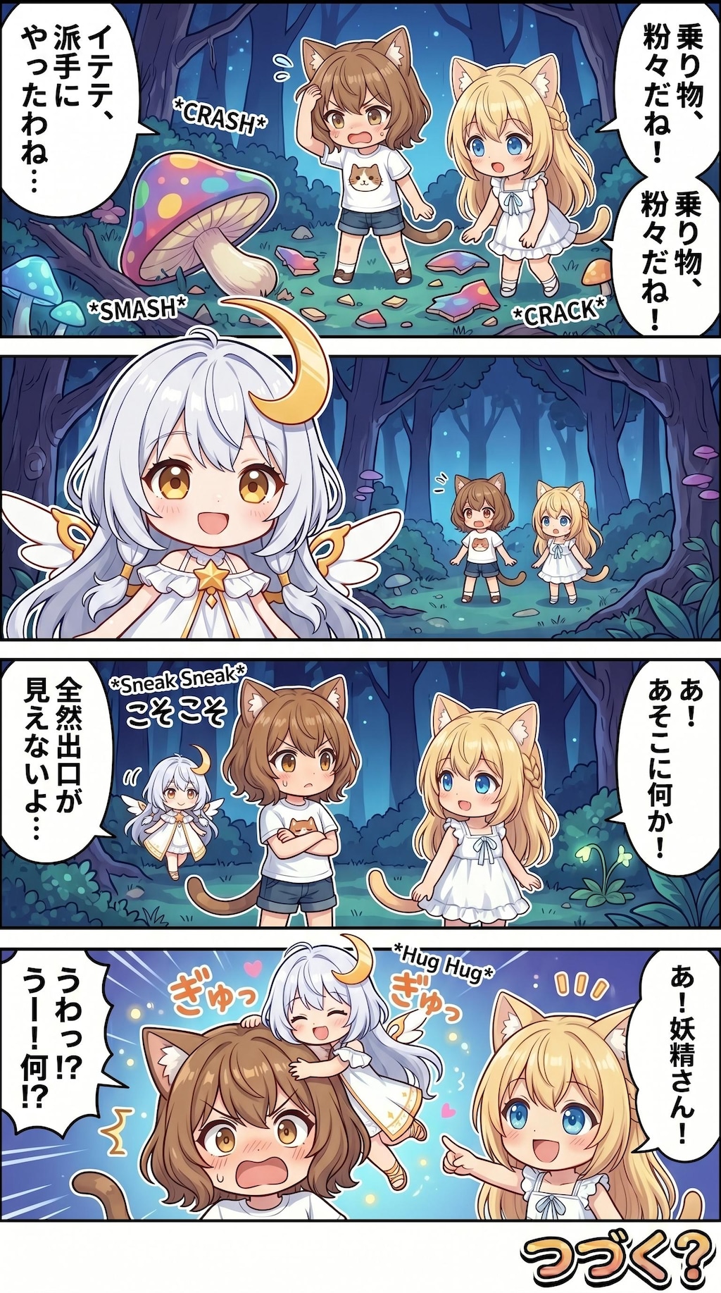 月の妖精は猫好きでした🐾
