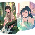 森とお風呂のシーン 2枚目