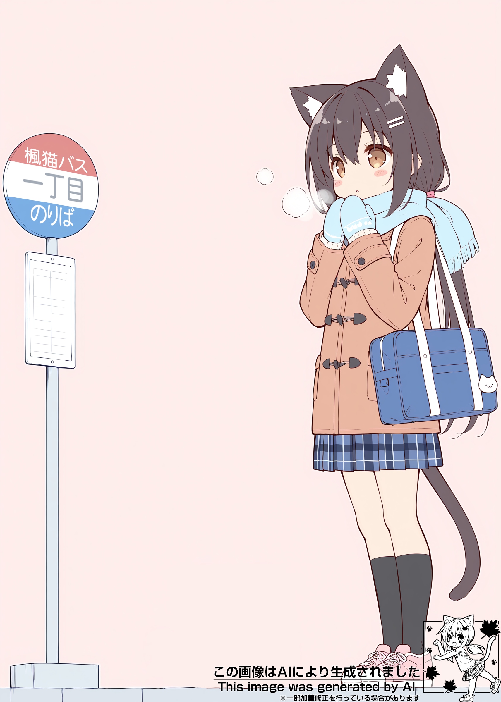 バスまだかな？ | の人気AIイラスト・グラビア