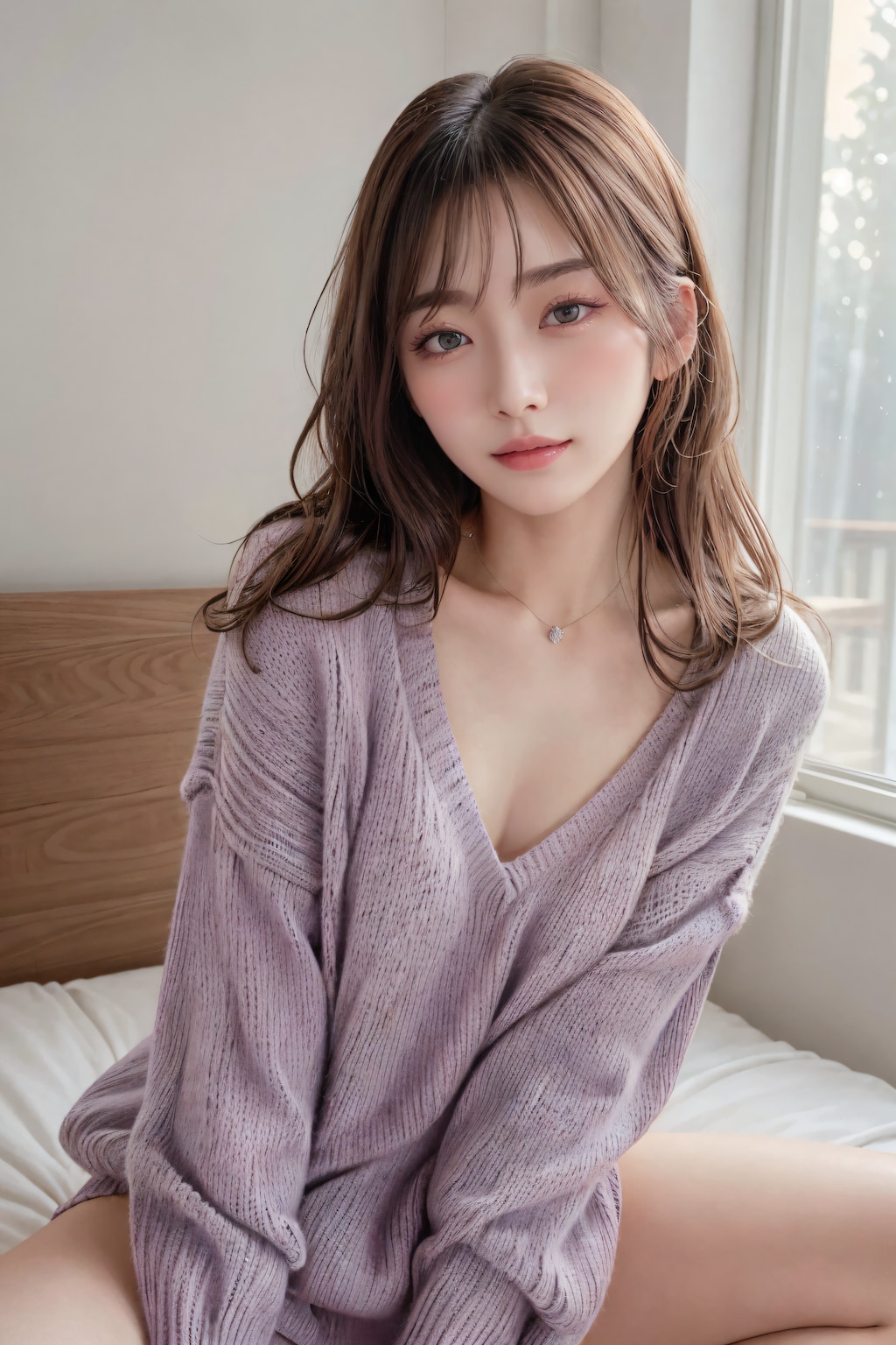 ニットが似合う彼女②