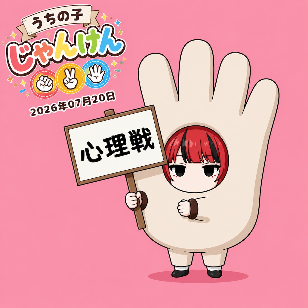うちの子じゃんけん 2026/07/20