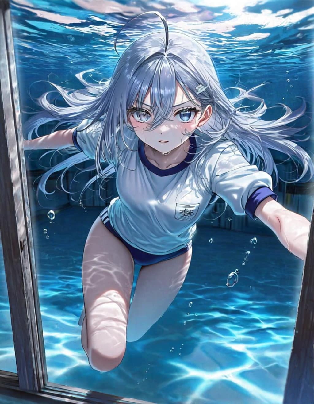 ブルマ幽鬼underwater