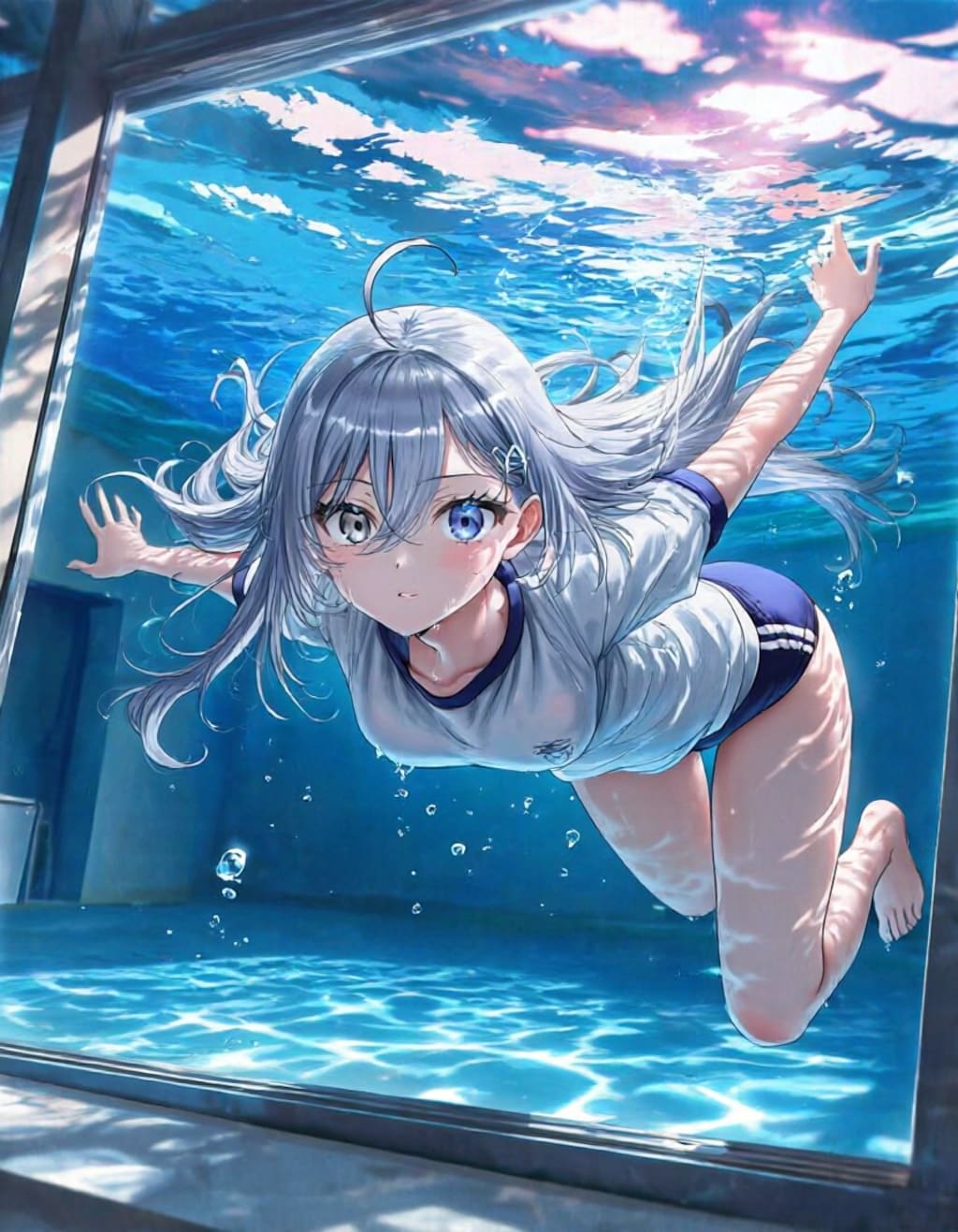 ブルマ幽鬼underwater