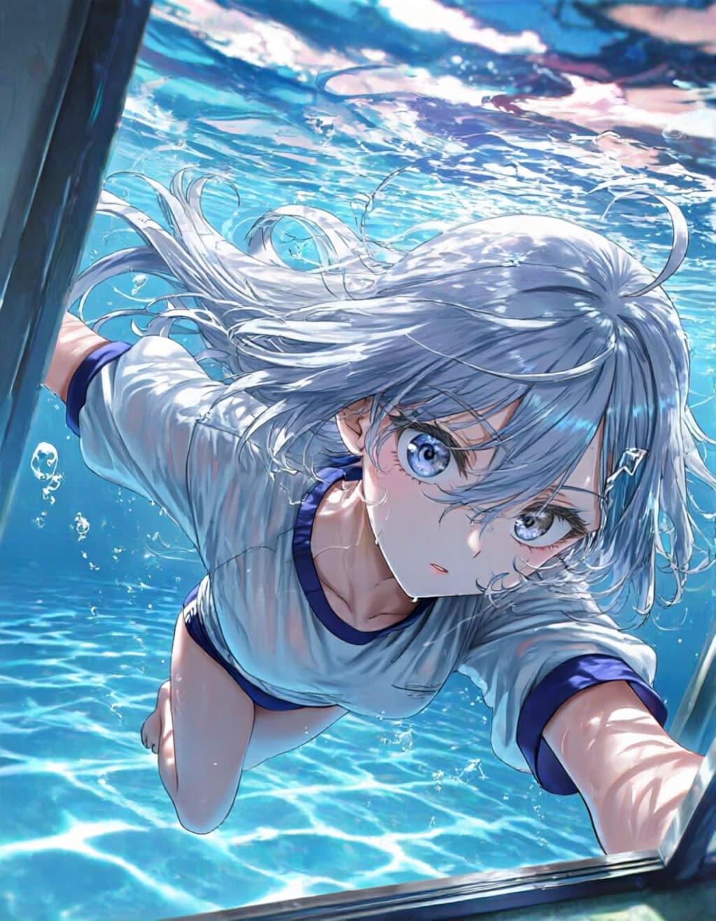 ブルマ幽鬼underwater