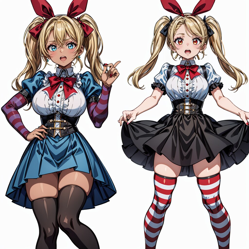 白と黒のギャルアリス