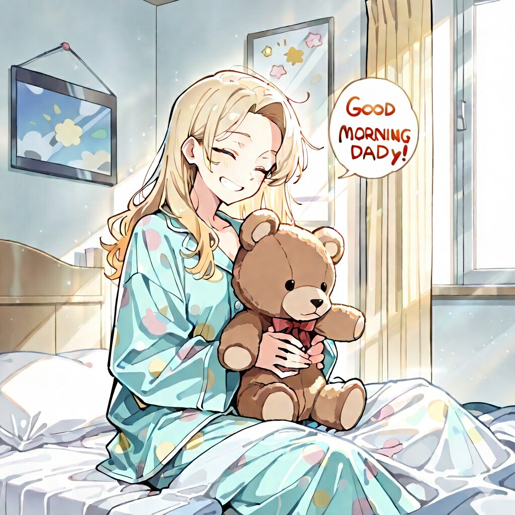 おはよう、パパ！ | の人気AIイラスト・グラビア