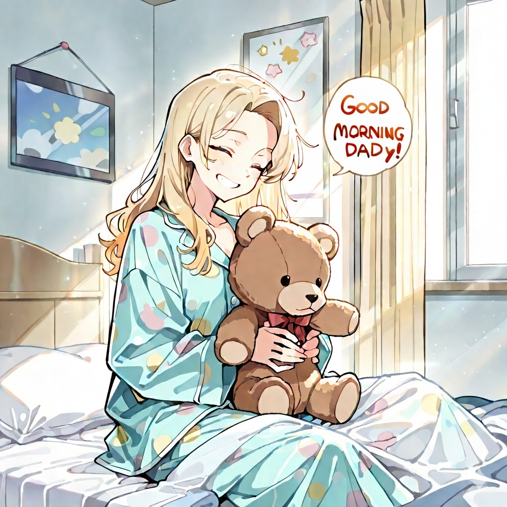 おはよう、パパ！