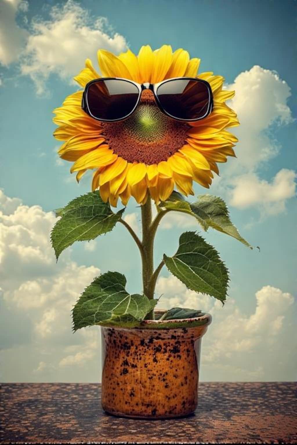 サングラス向日葵