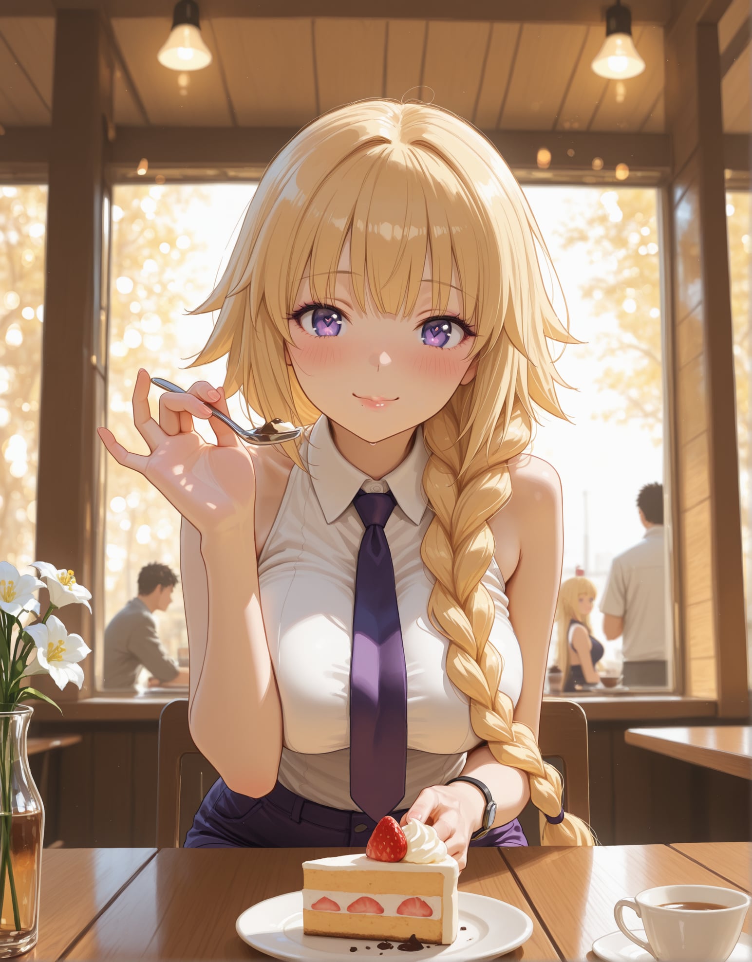 Fate_ジャンヌダルク_スイーツタイム | の人気AIイラスト・グラビア