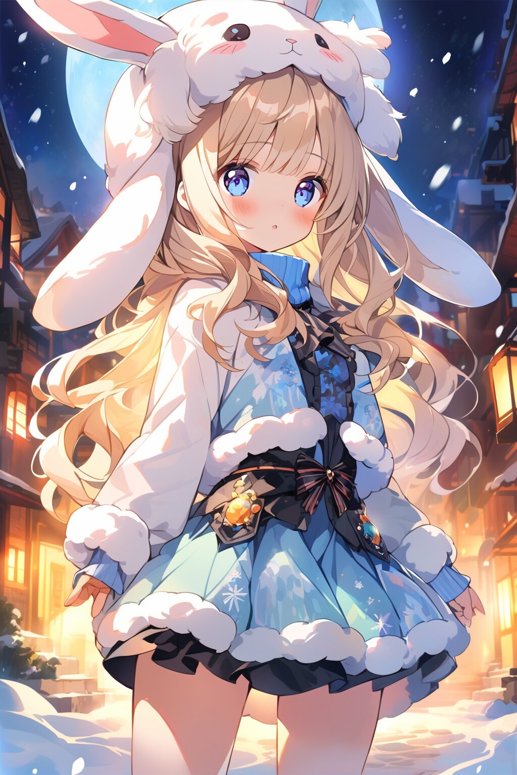 雪うさぎさん