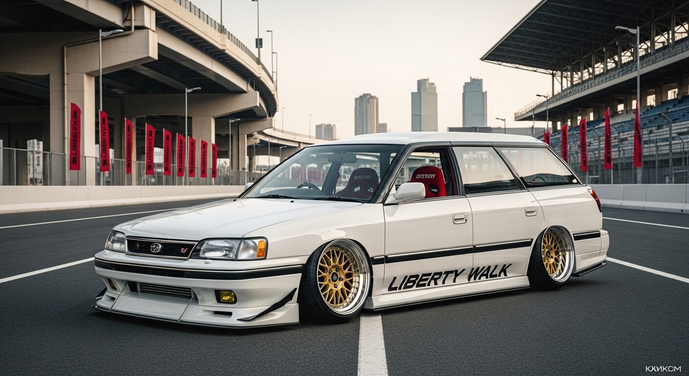 リバティーウォークレガシィツーリングワゴン | の人気AIイラスト・グラビア