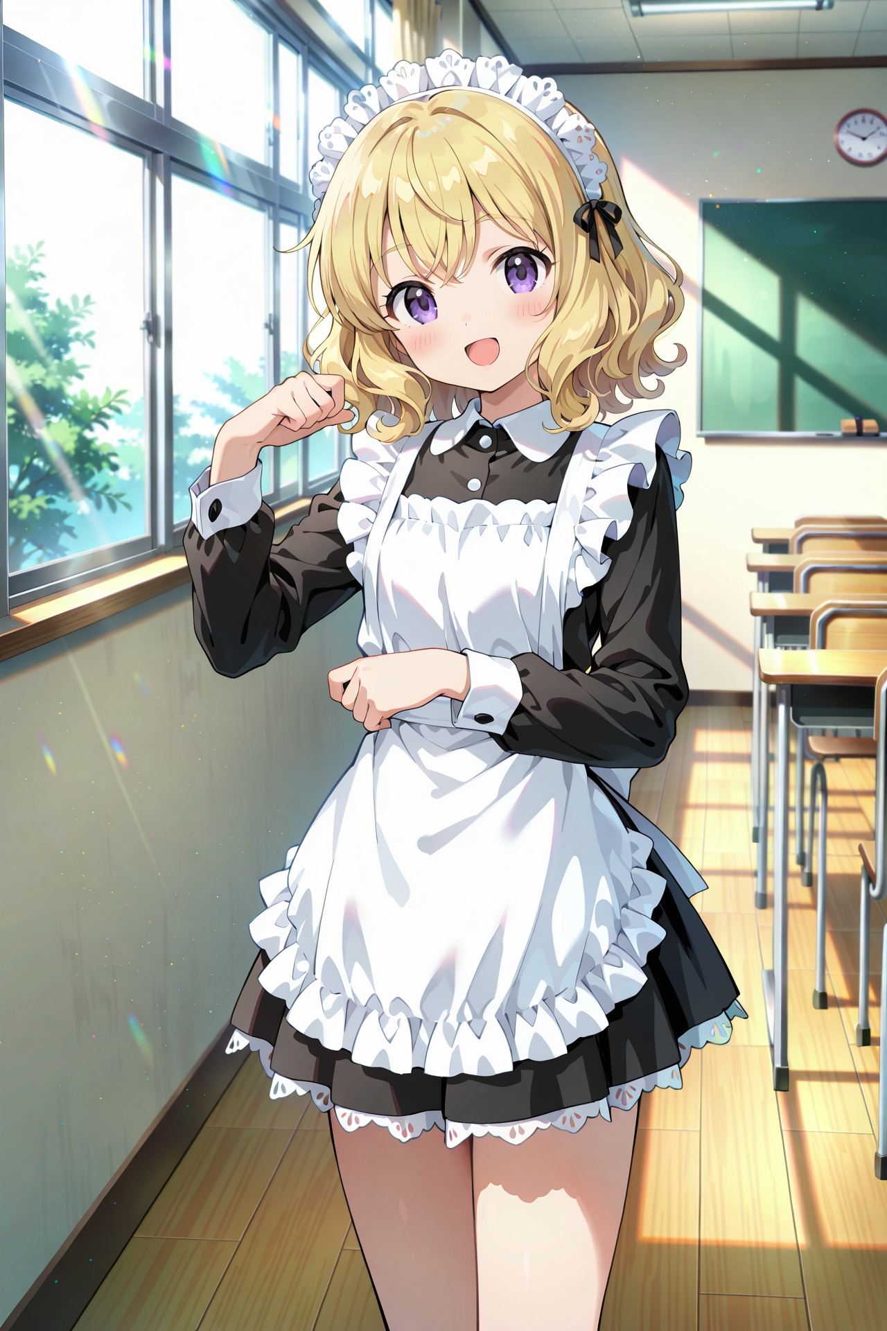 放課後メイドタイム♪〜スカートひらりの青春日誌〜 Z416 | の人気AIイラスト・グラビア