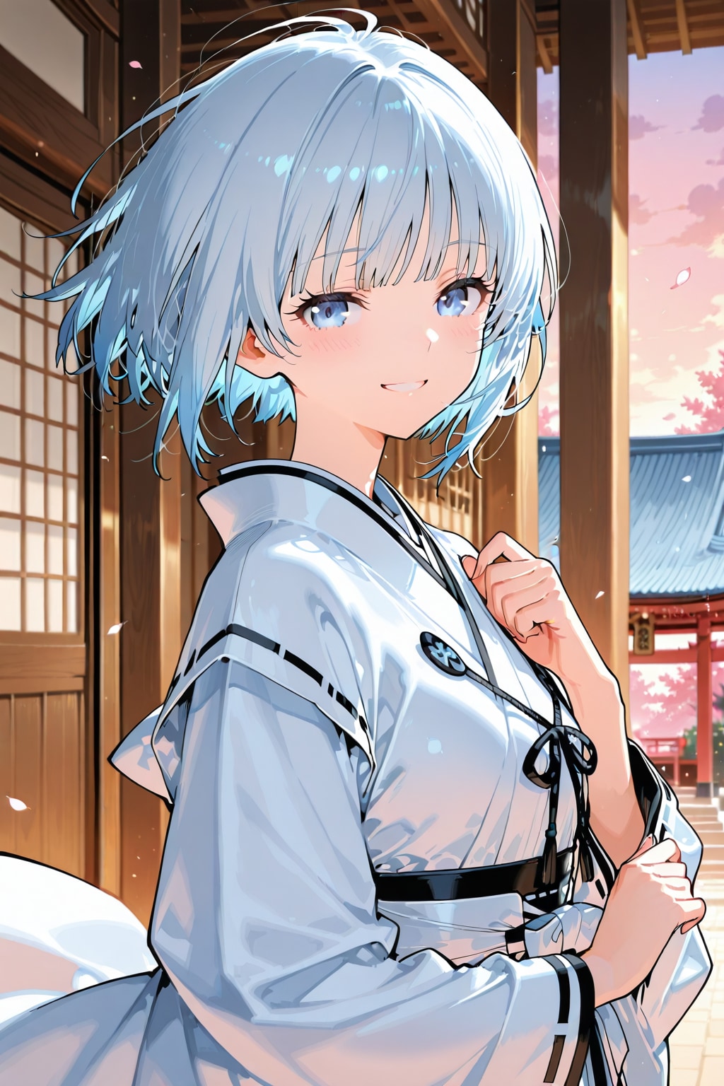 神社の静かな微笑み | の人気AIイラスト・グラビア