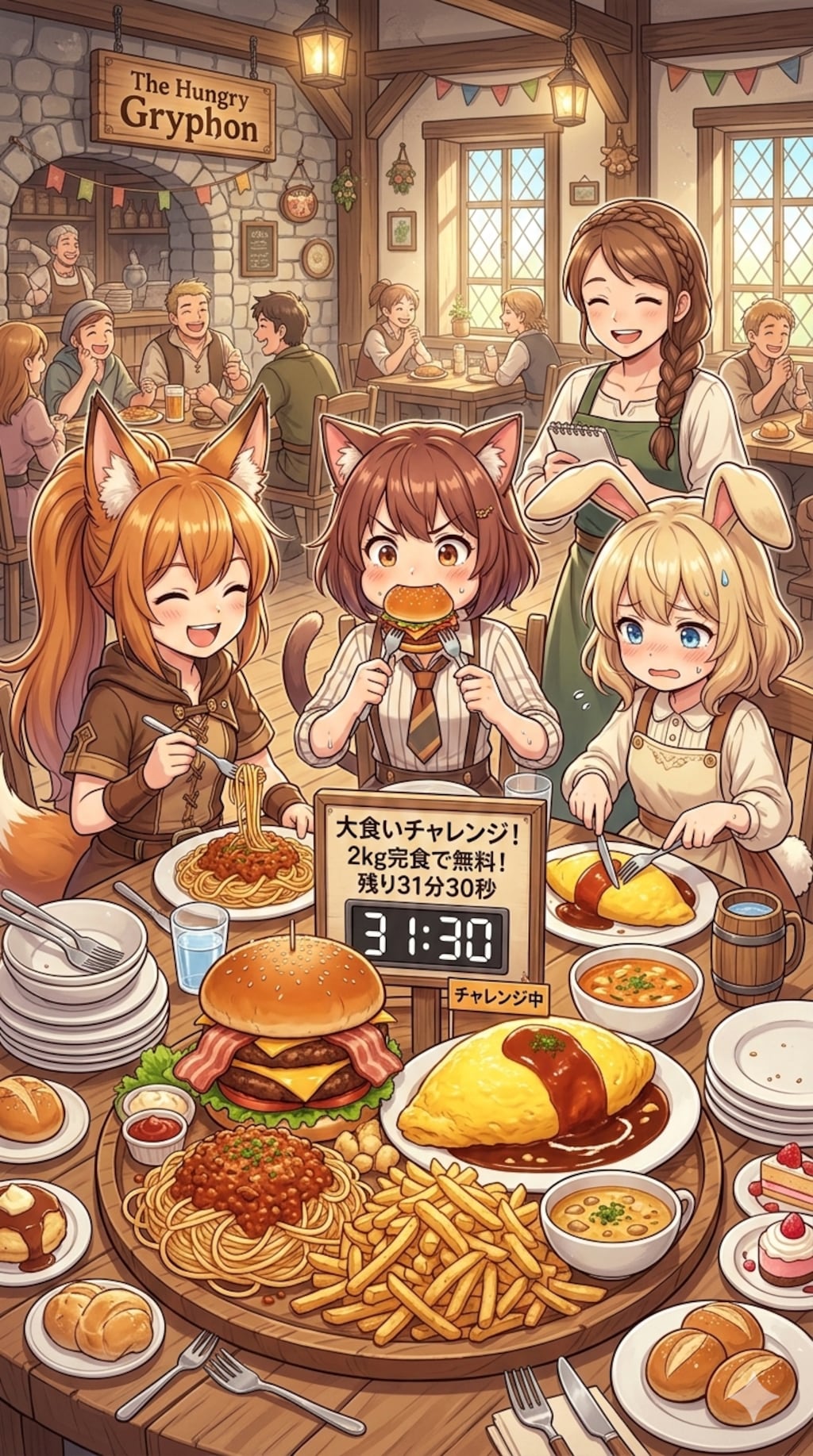 大食いチャレンジ！