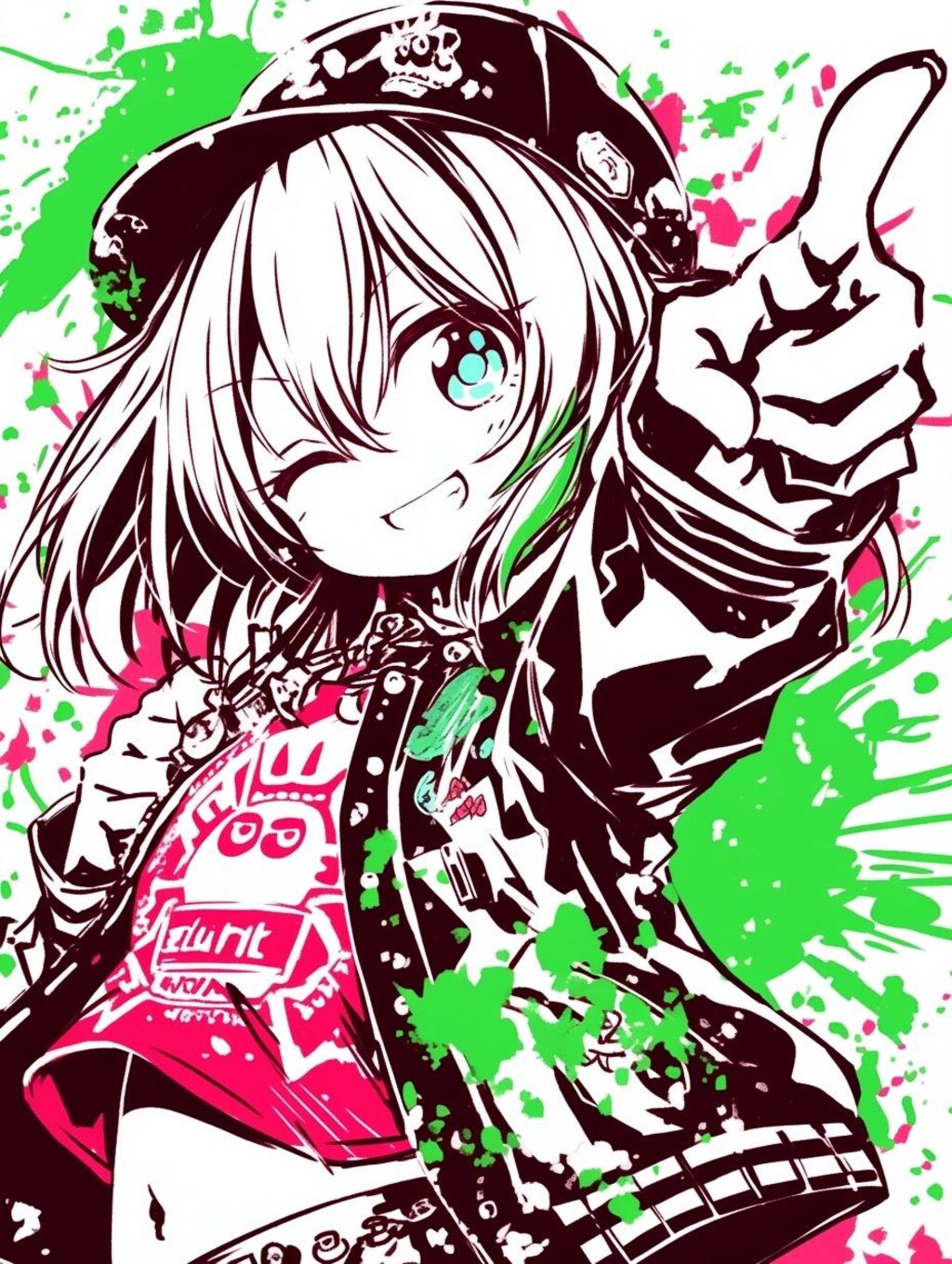 へそだしウインク