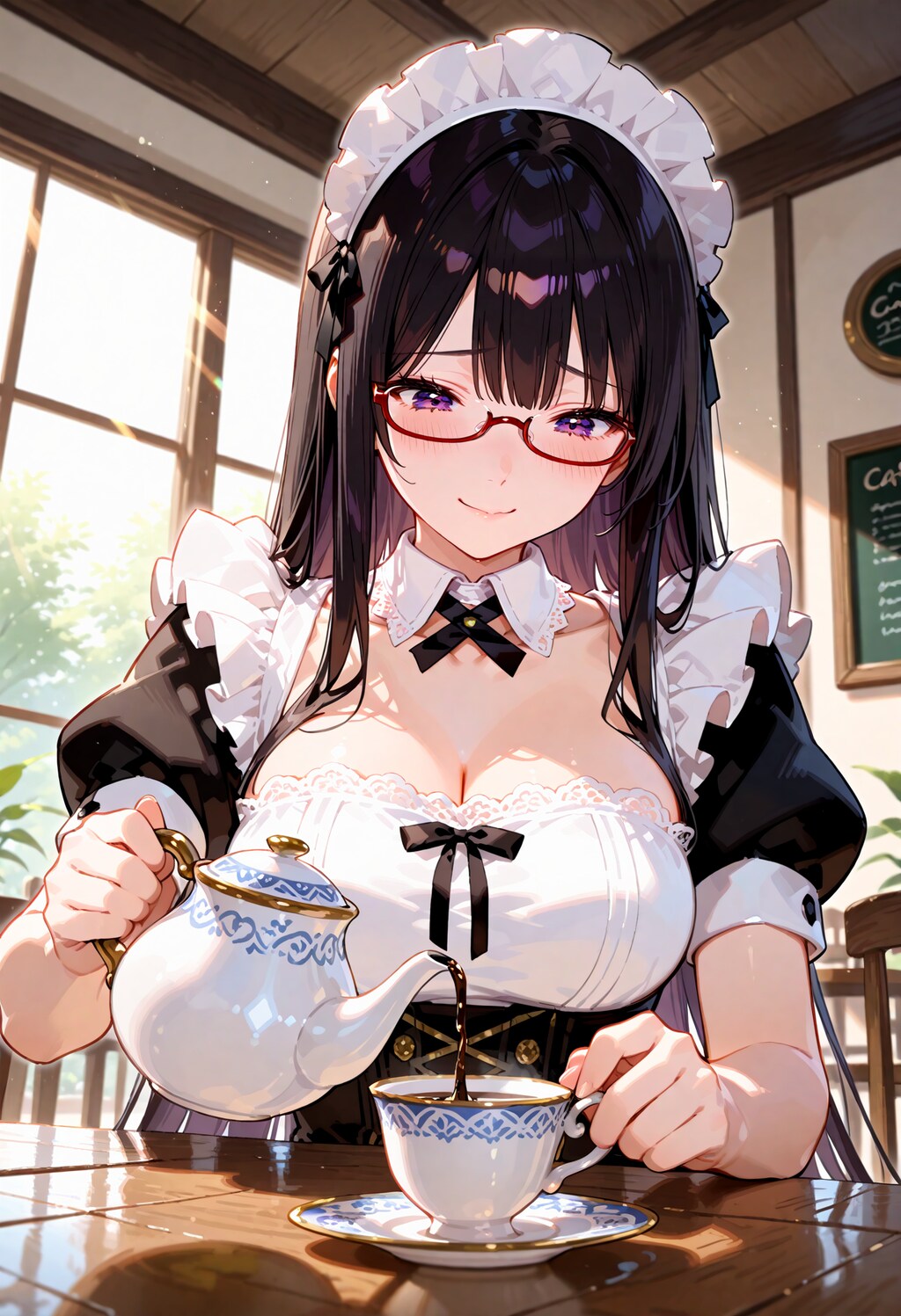 よく訓練されたキャストと客。