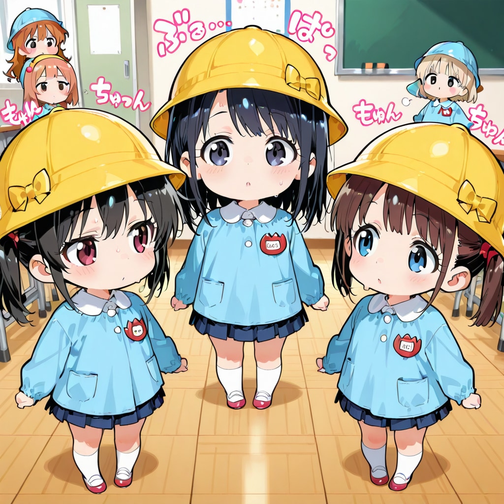 ねぇ？ちちぷいようちえんで何やろうか？