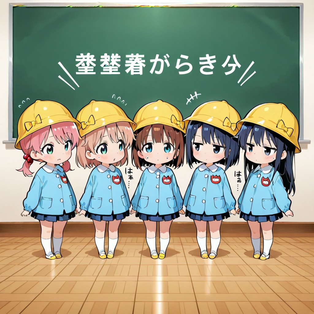 ねぇ？ちちぷいようちえんで何やろうか？