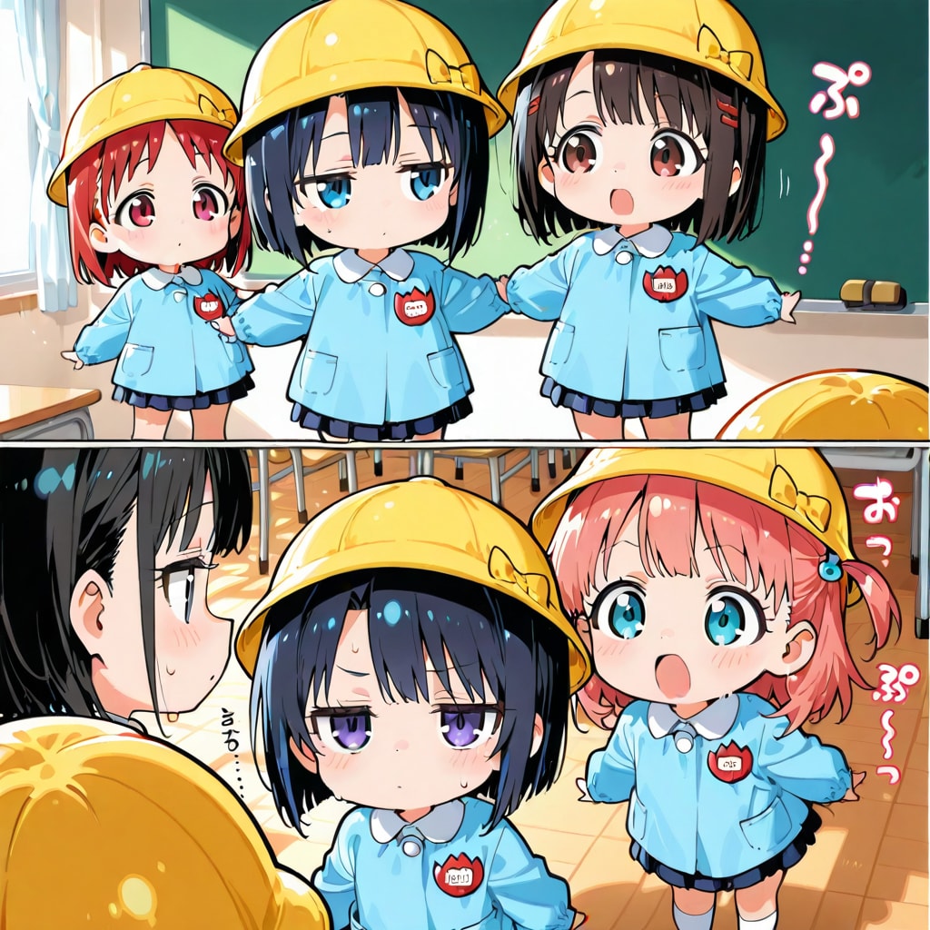 ねぇ？ちちぷいようちえんで何やろうか？