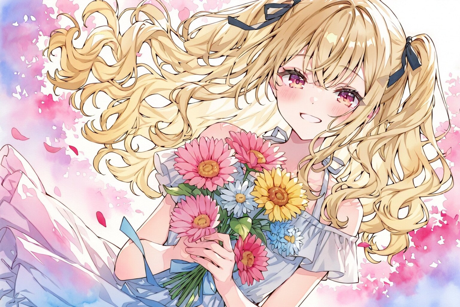 花を贈る | の人気AIイラスト・グラビア