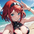 光沢ビキニのホムラちゃん 4枚目