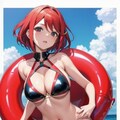 光沢ビキニのホムラちゃん 2枚目