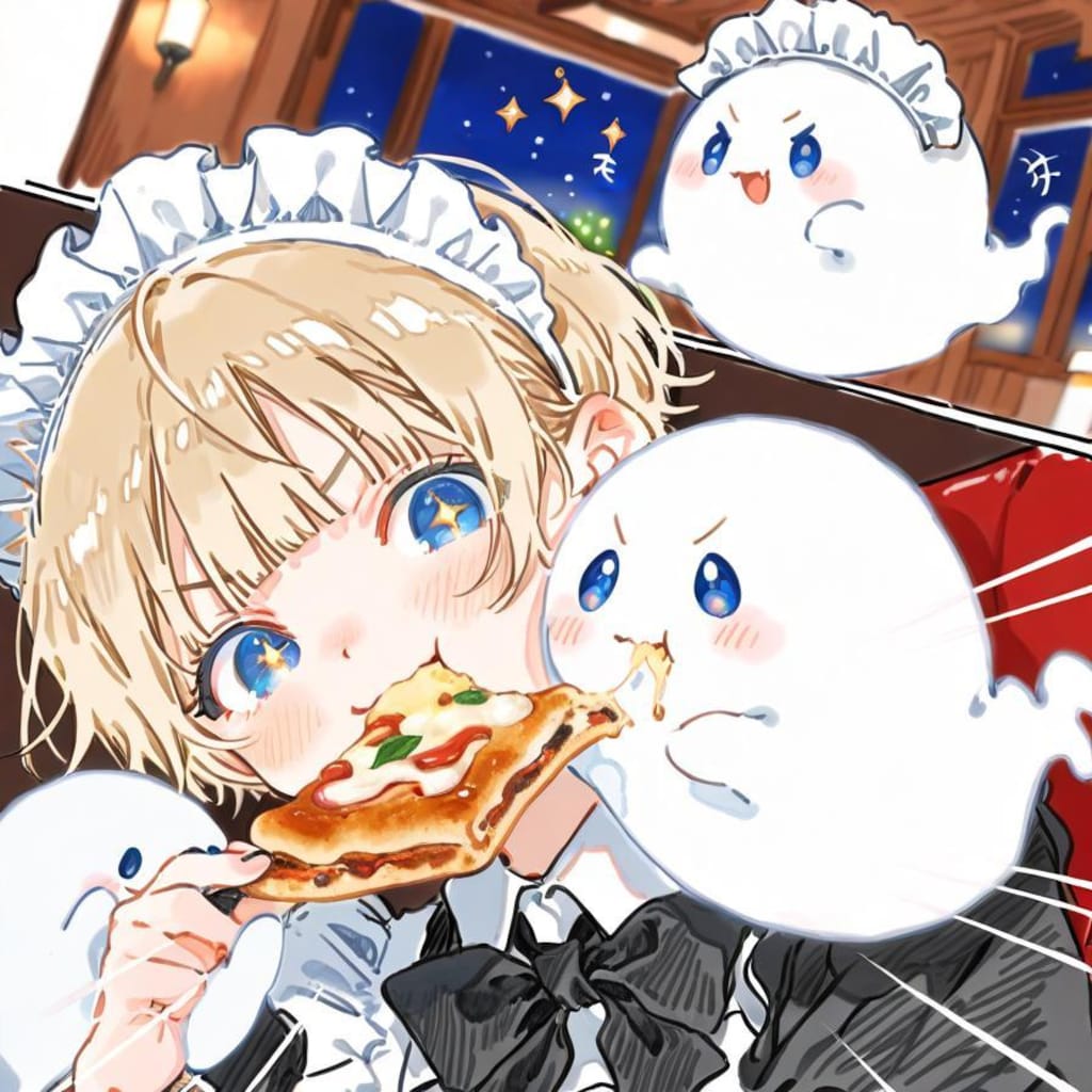 ハーフ＆ハーフでお届けするベリショメイドちゃん🍕
