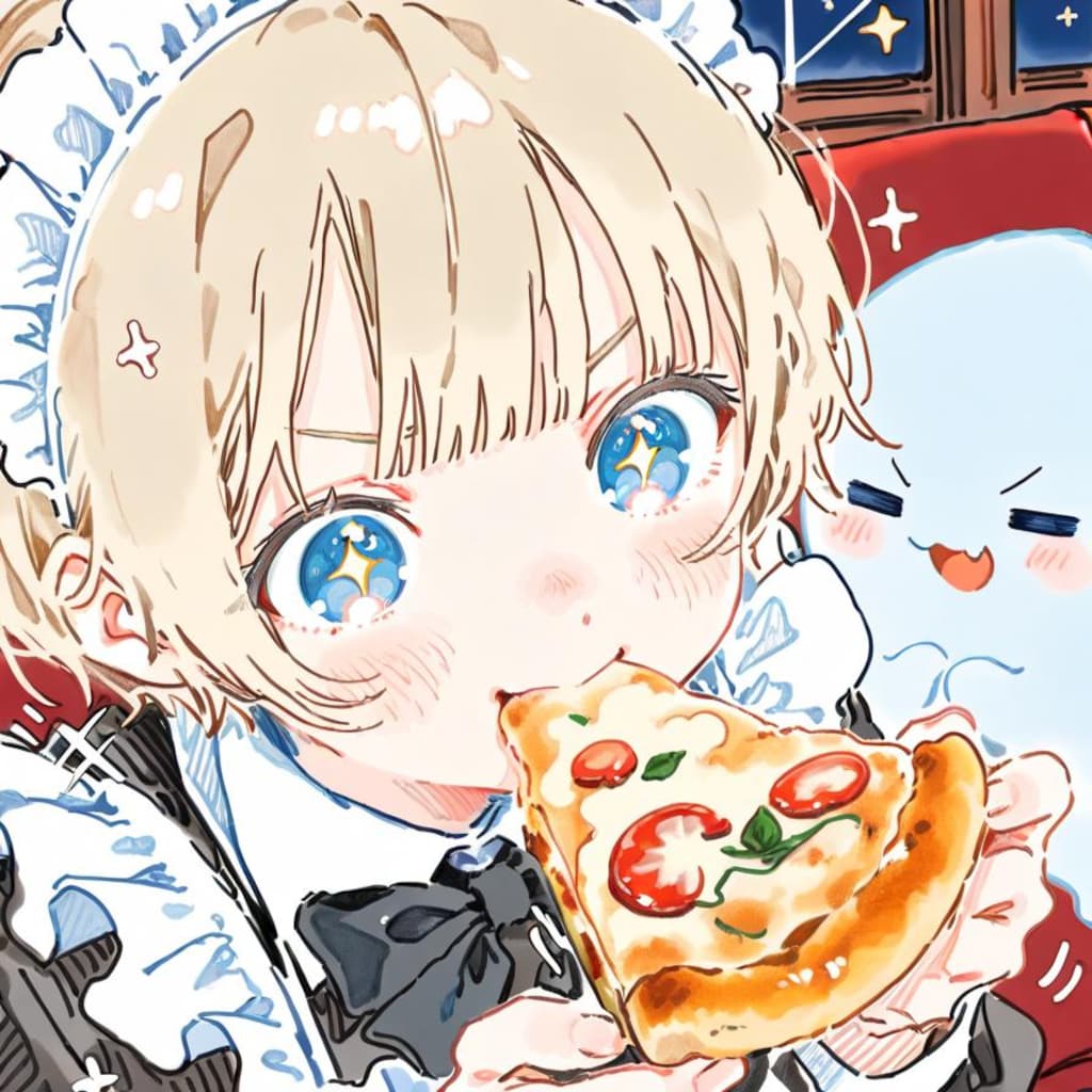 ハーフ＆ハーフでお届けするベリショメイドちゃん🍕