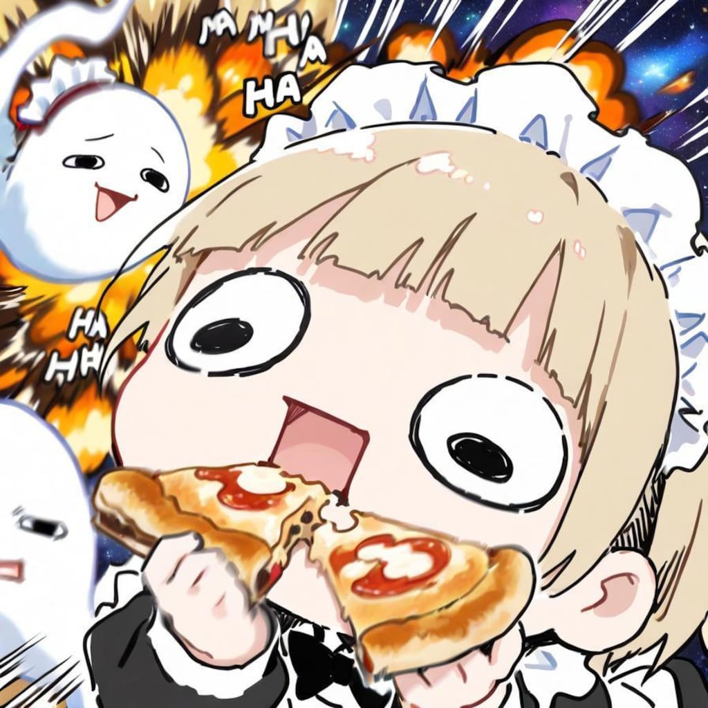 ハーフ＆ハーフでお届けするベリショメイドちゃん🍕