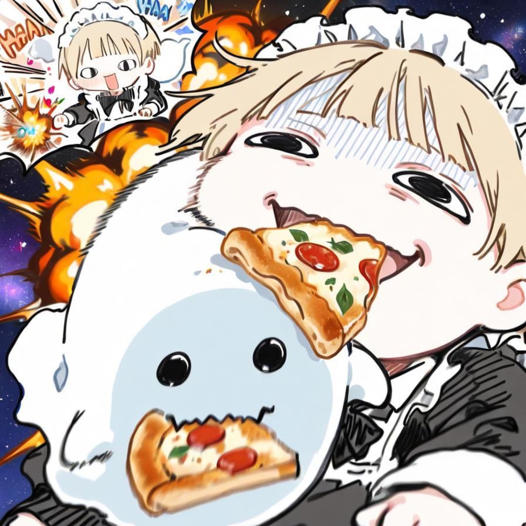ハーフ＆ハーフでお届けするベリショメイドちゃん🍕