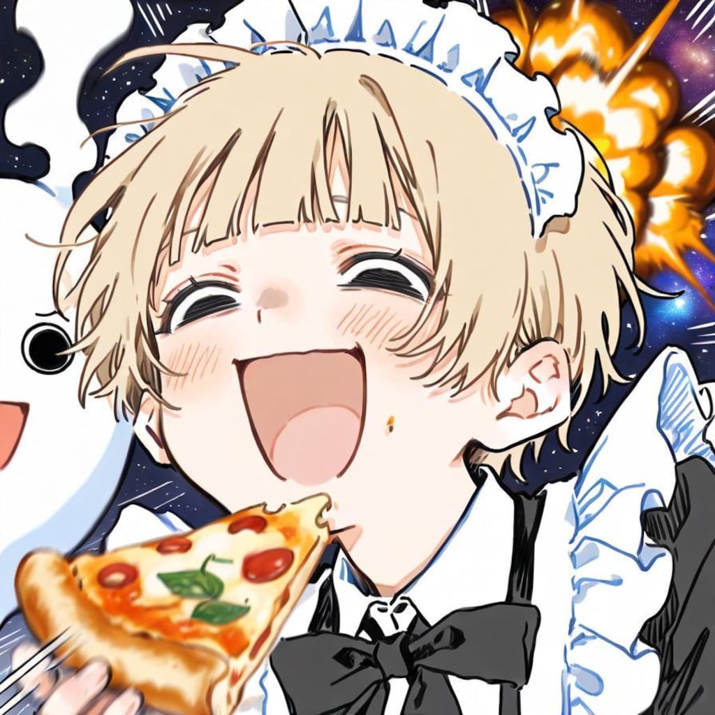 ハーフ＆ハーフでお届けするベリショメイドちゃん🍕