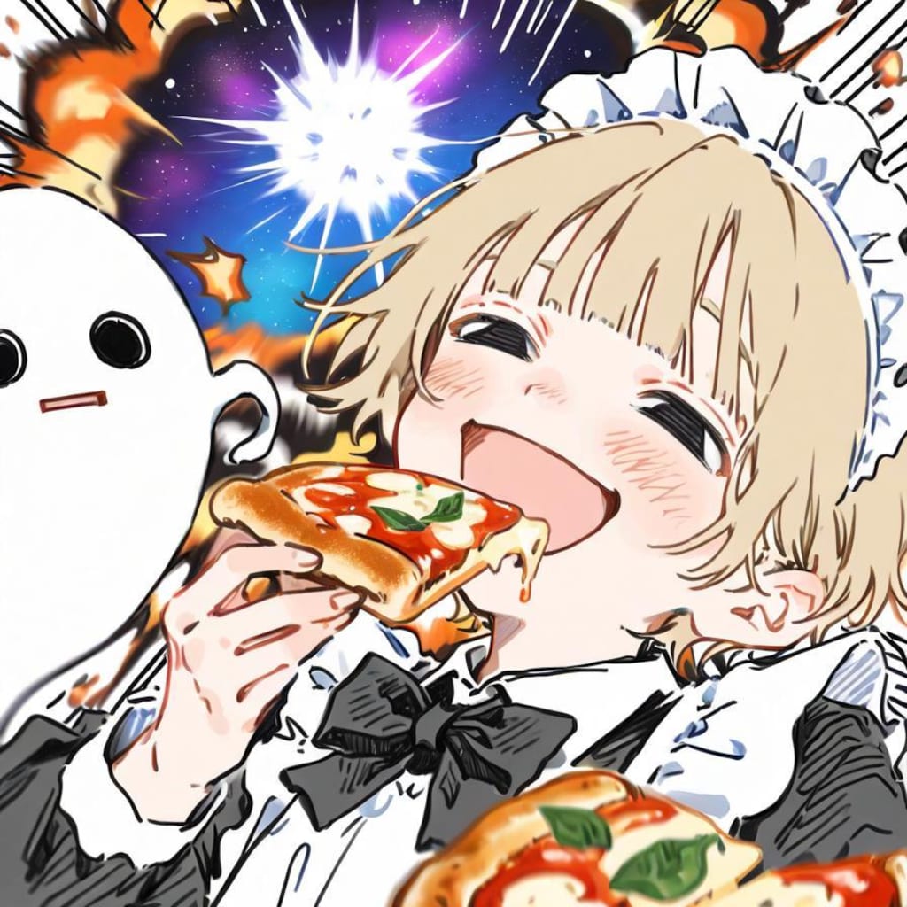 ハーフ＆ハーフでお届けするベリショメイドちゃん🍕