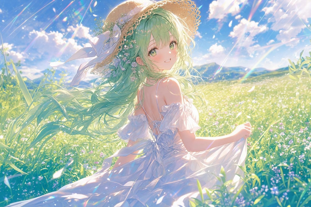 夏の草原
