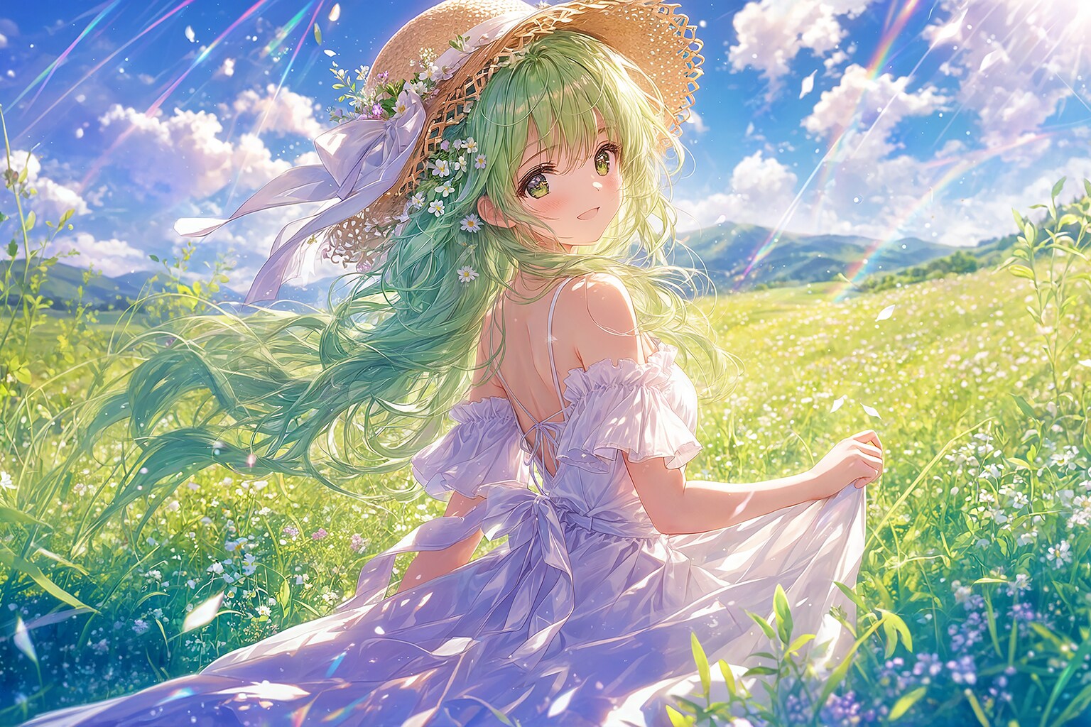 夏の草原